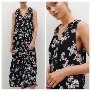 Mango Flowy Printed Dress